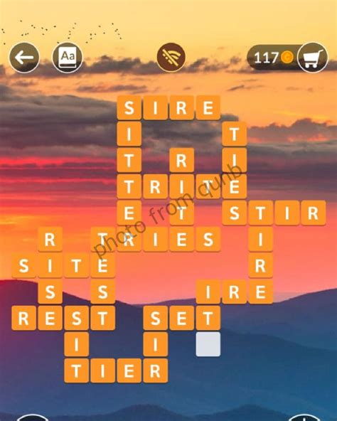 Wordscapes Level 209, Cloud 1.